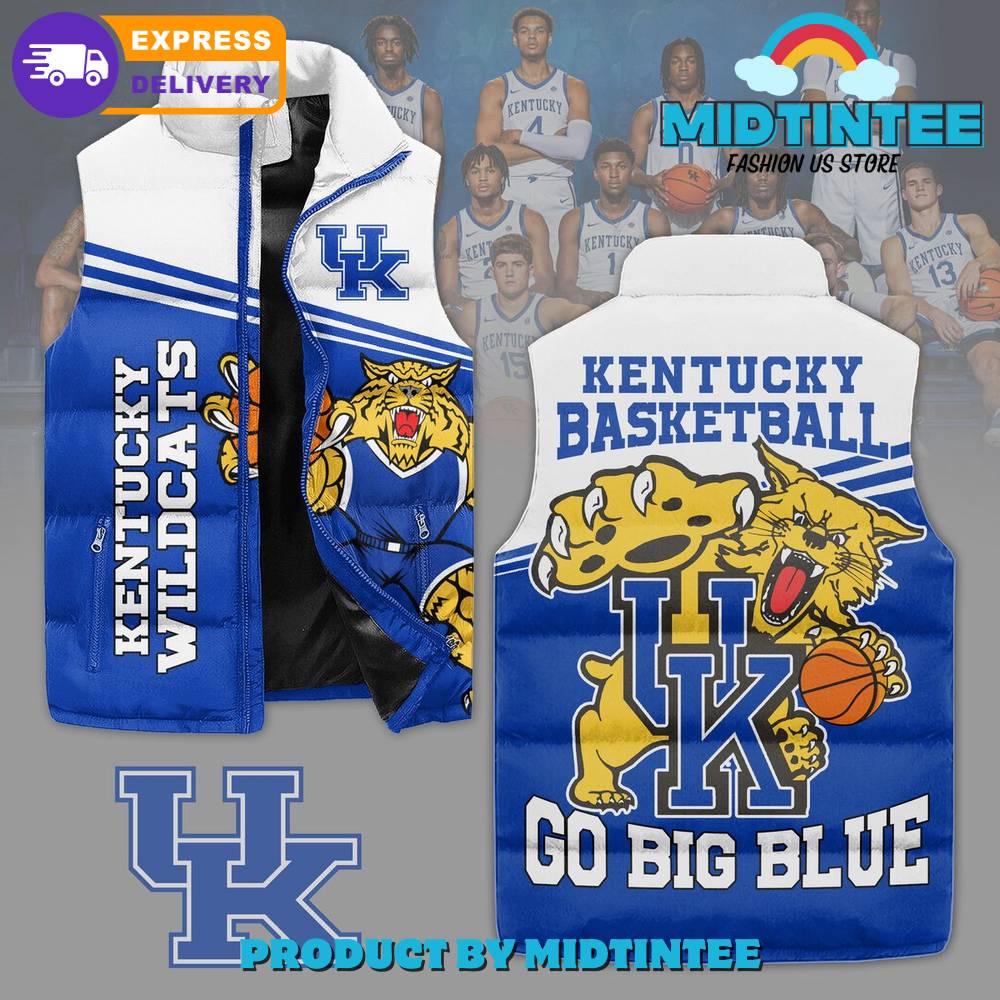 Kentucky Wildcats Basketball Go Big Blue Cotton Vest 1