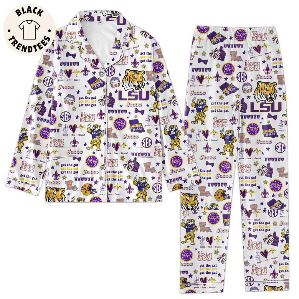 LSU Tigers Football Tigers Design Pijamas Set a338c3 0