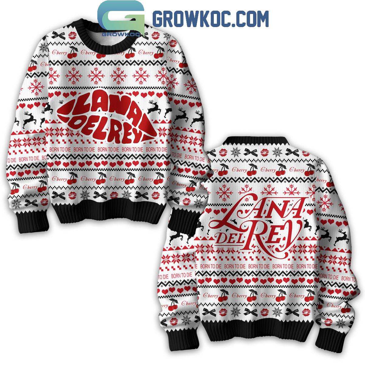 Lana Del Rey 2024 Born To Die Christmas Ugly Sweater 1 Km3sG