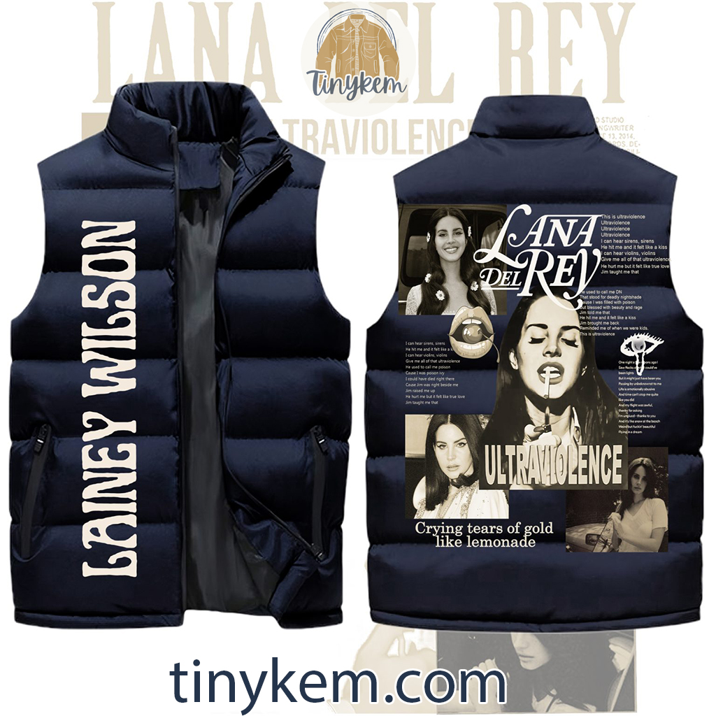 Lana Del Rey Puffer Sleeveless Jacket2B1 lQTqA