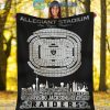 Las Vegas Raiders Allegiant Stadium Fleece Blanket Quilt2B1 aafDO