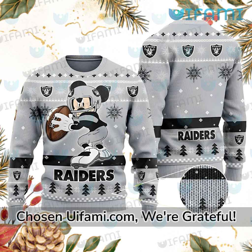 Las Vegas Raiders Ugly Sweater Best selling Mickey Raiders Valentines Gifts Best selling