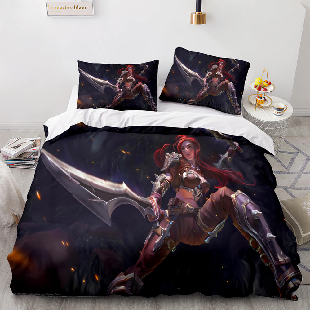 LeagueofLegendsBeddingSetsQuiltDuvetCoversComforterBedSheets 15