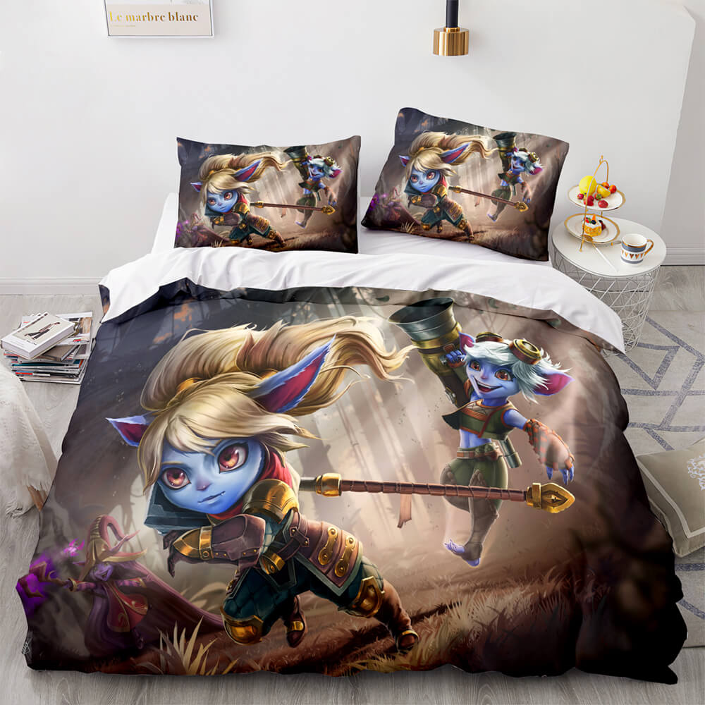 LeagueofLegendsCosplayBeddingSetsQuiltDuvetCoversBedSheets 10