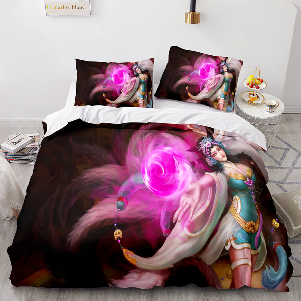 LeagueofLegendsCosplayBeddingSetsQuiltDuvetCoversBedSheets 13