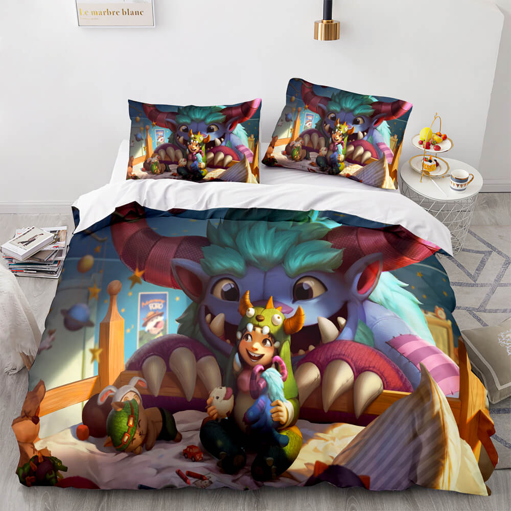 LeagueofLegendsCosplayBeddingSetsQuiltDuvetCoversBedSheets 9