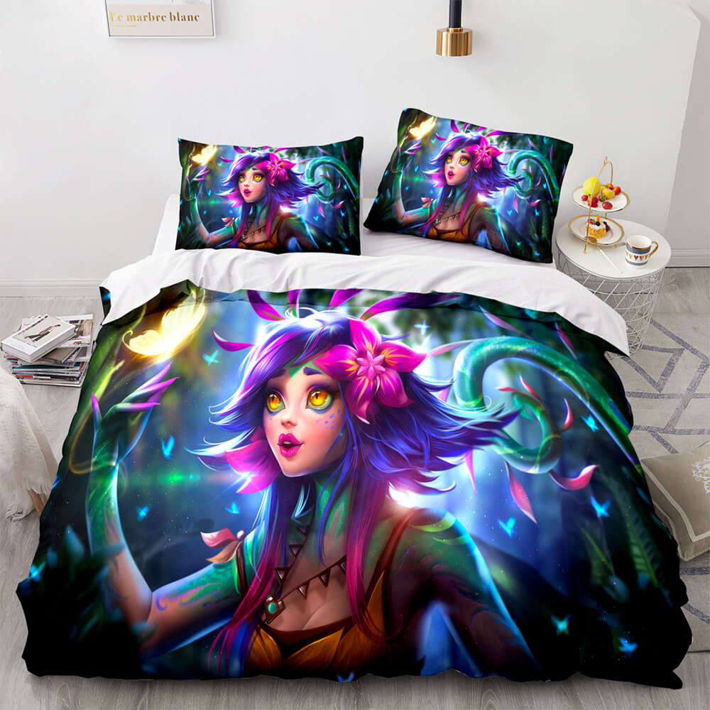 LeagueofLegendsGameBeddingSetsQuiltDuvetCoversBedSheets 16