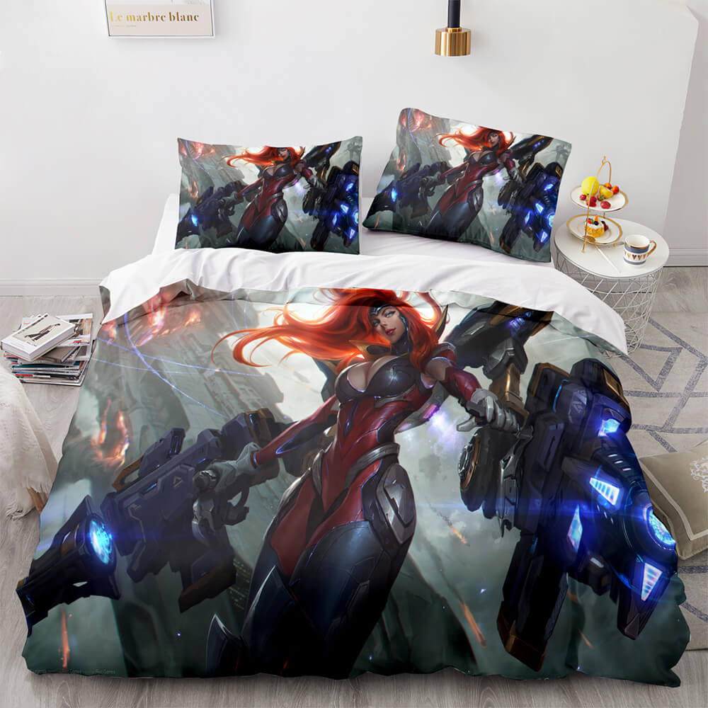 LeagueofLegendsLOLCosplayBeddingSetsDuvetCoversBedSheets 12