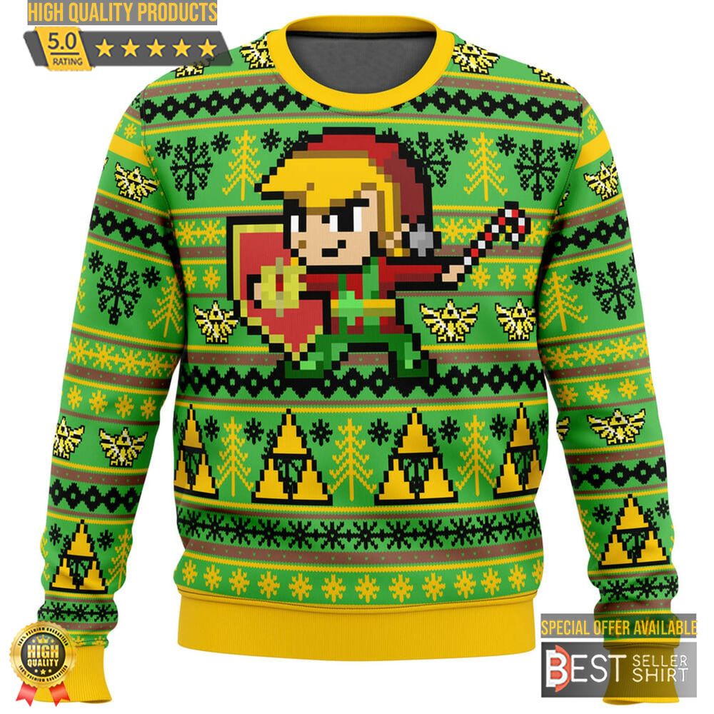 Legend Of Zelda Link Christmas Ugly Sweater Xmas Sweater Ugly Christmas Sweater 1