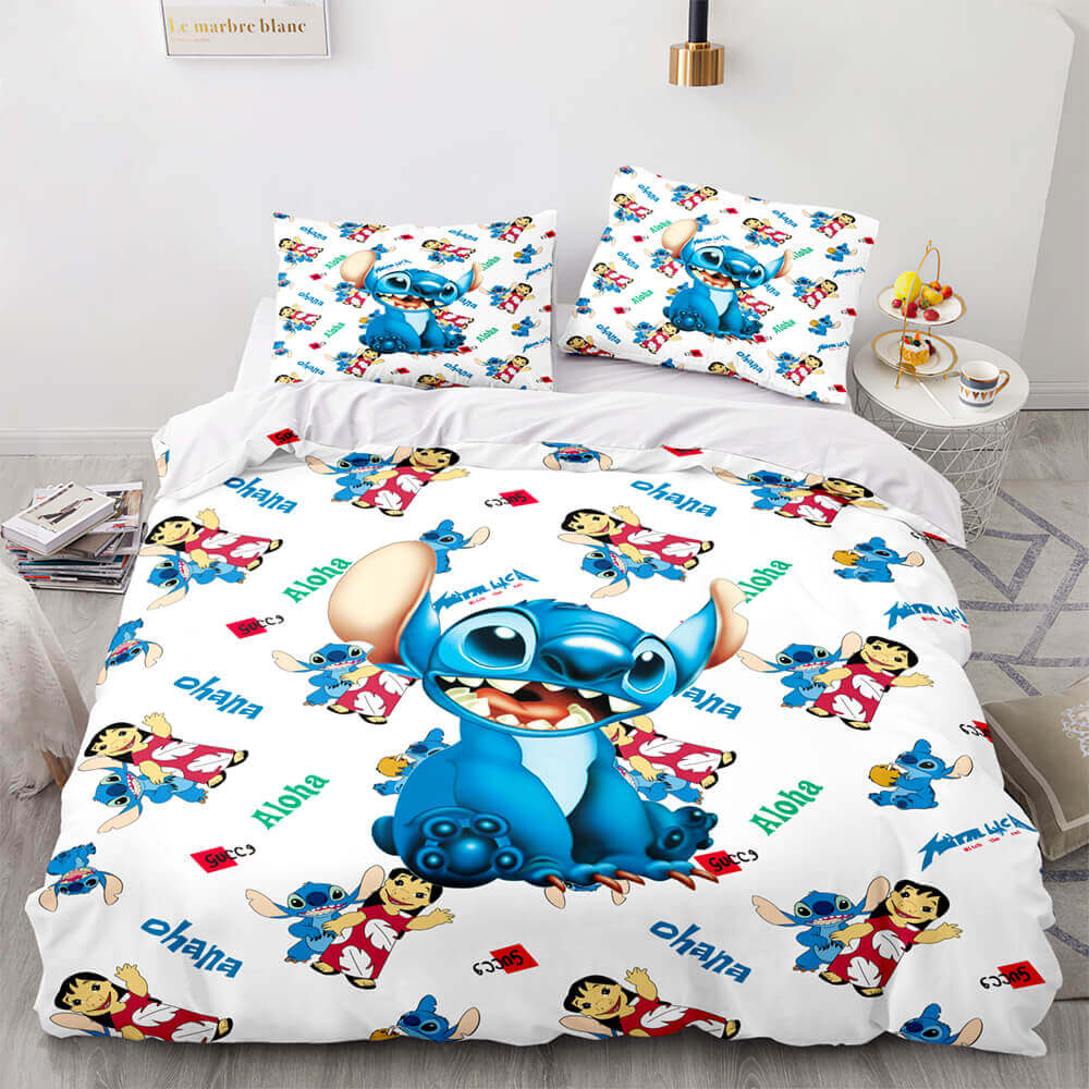 LiloandStitchBeddingSetQuiltDuvetCoversKidsBedSheetsSets 3