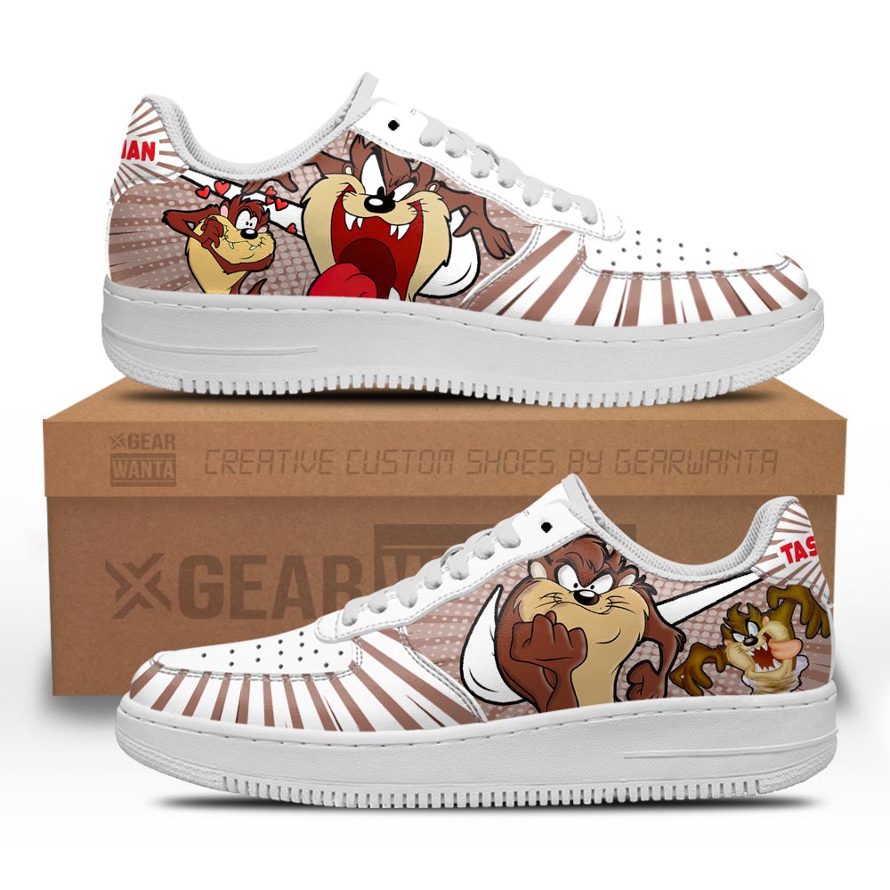 Looney Tunes Tasmanian Devil Air Sneakers Custom 1 GearWanta