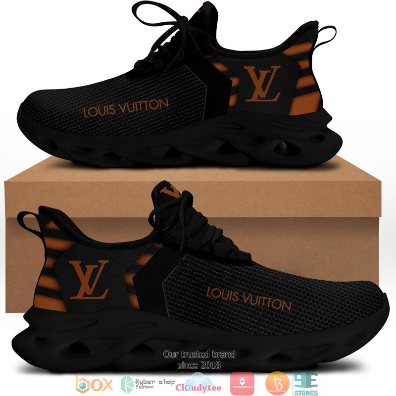 Louis Vuitton Black Luxury Clunky Max Soul Shoes