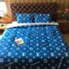 Louis Vuitton Supreme Blue Duvet cover bedding set