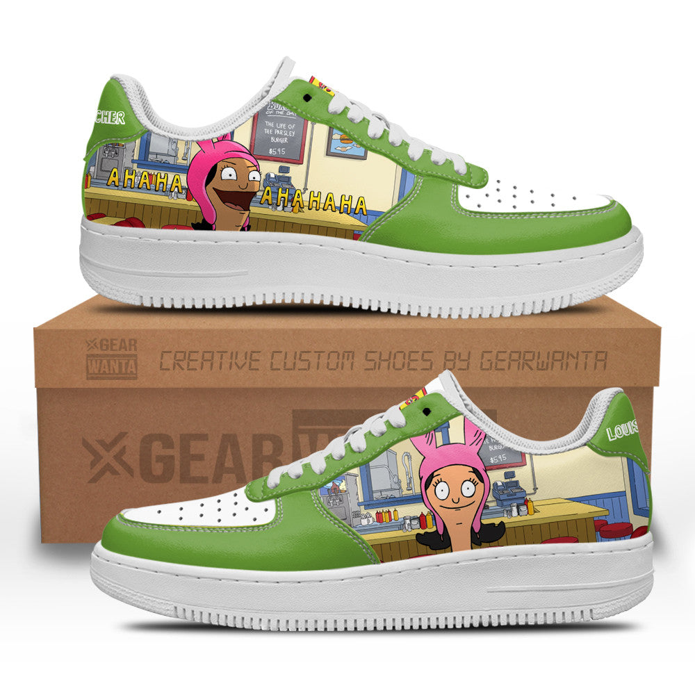 Louise Belcher Bobs Burger Custom Air Sneakers QD12 1 GearWanta