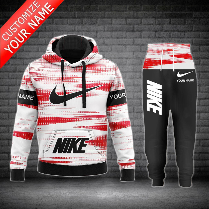 MKE1vOEc T090822 41xxxNike Red Stroke Personalized Luxury Brand Hoodie Jogger Pants 121