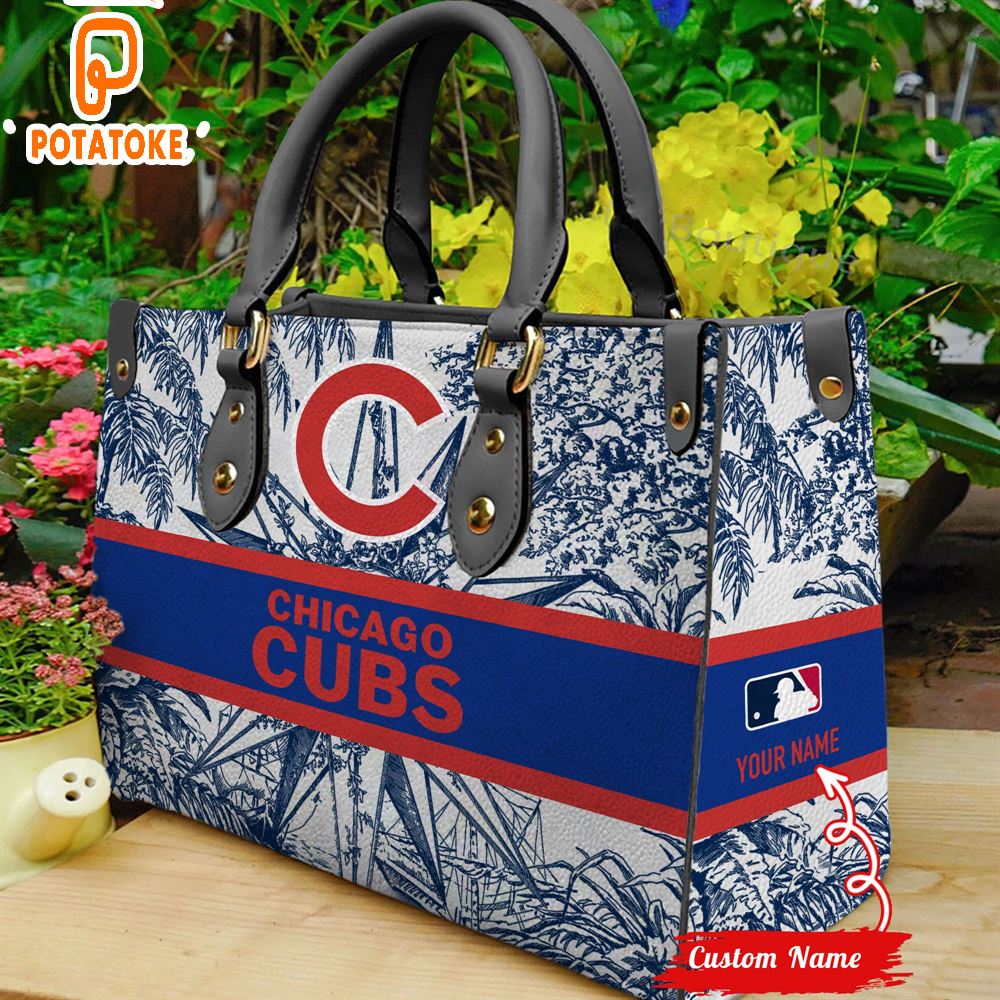 MLB Chicago Cubs MLB Women Leather Hand Bag