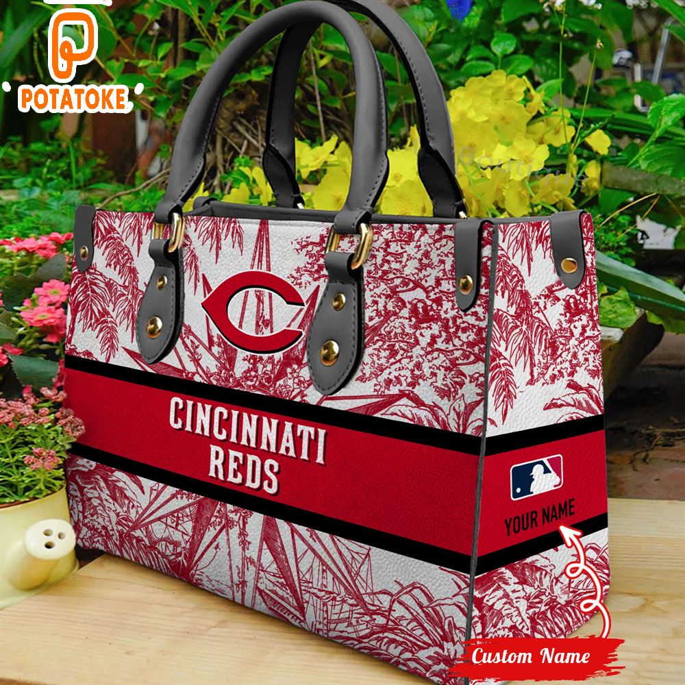 MLB Cincinnati Reds MLB Women Leather Hand Bag