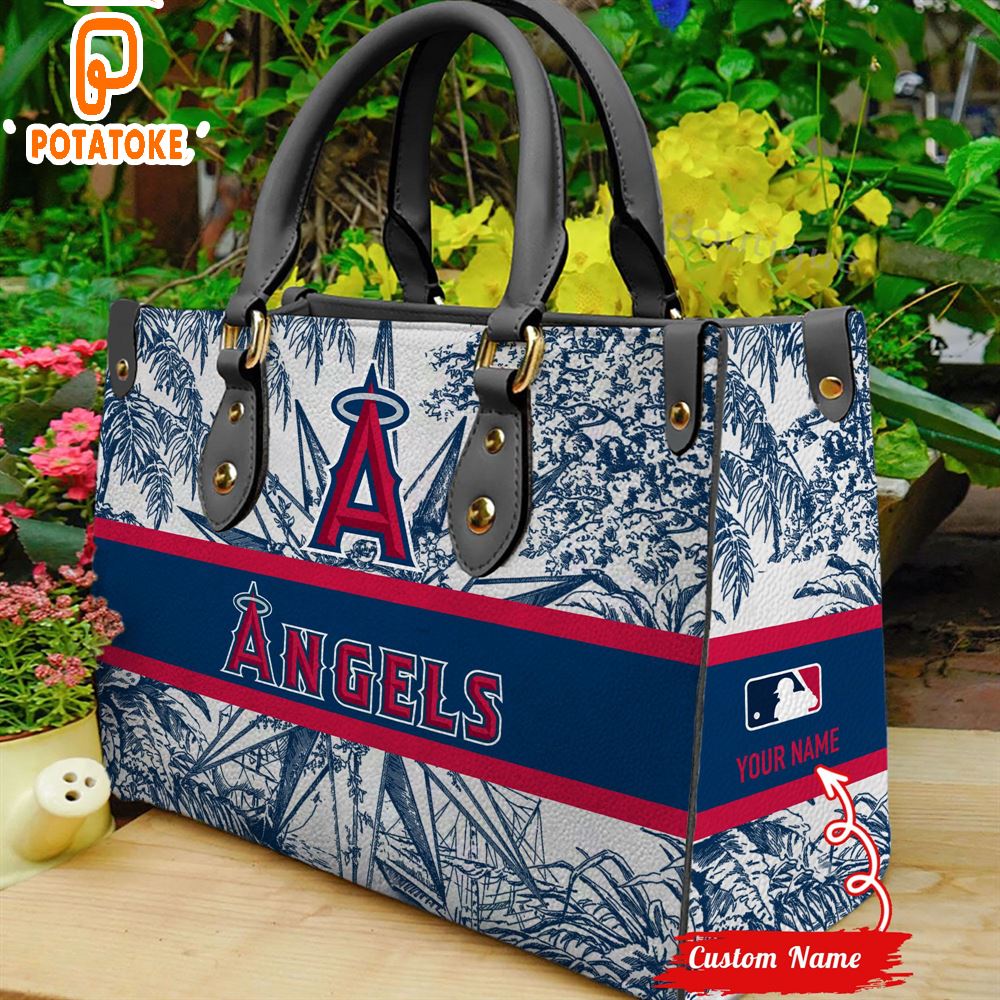 MLB Los Angeles Angels MLB Women Leather Hand Bag