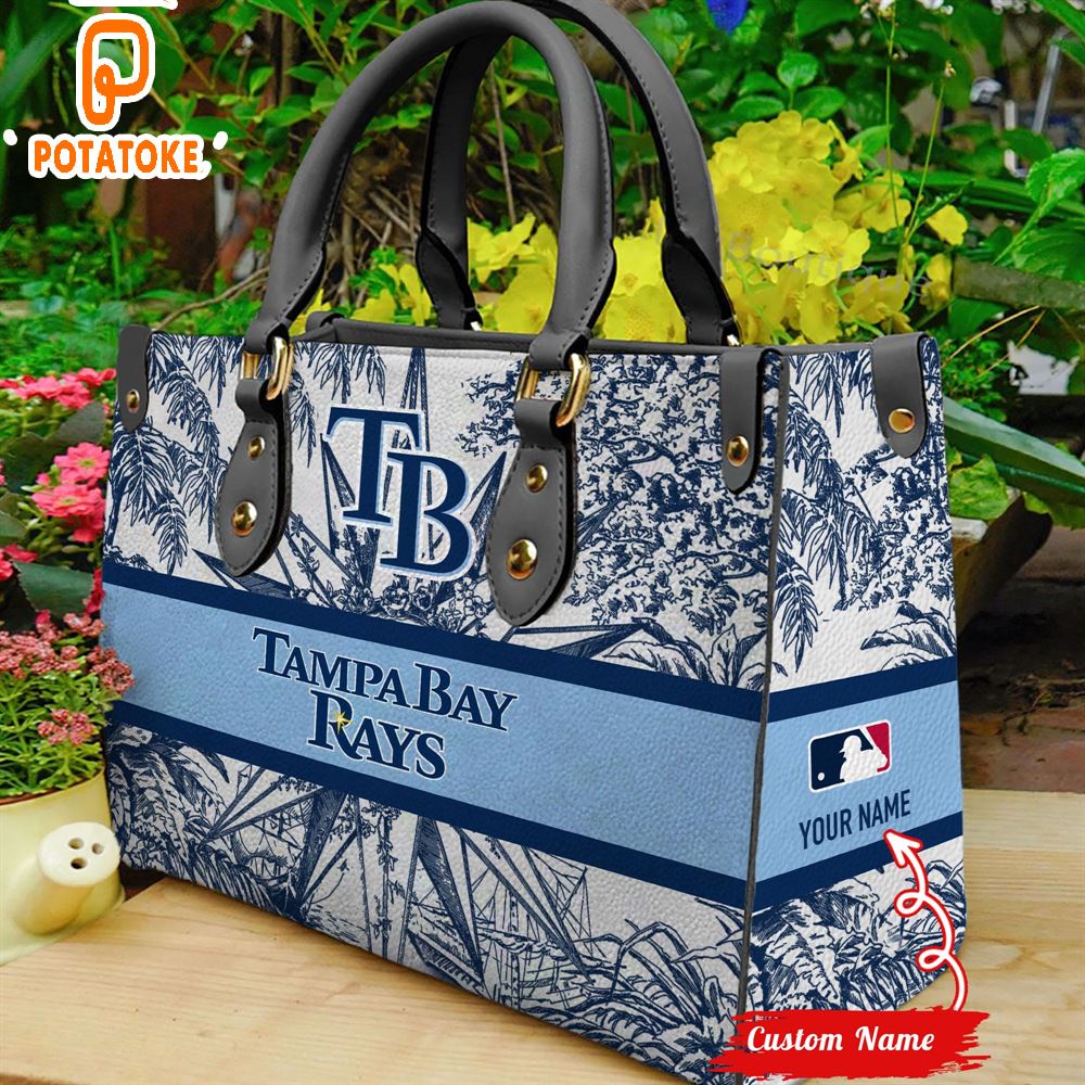 MLB Tampa Bay Rays MLB Women Leather Hand Bag