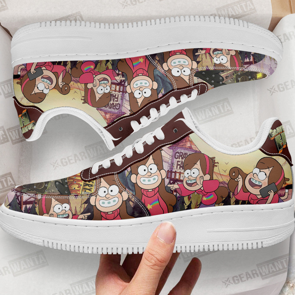 Mabel Pines Gravity Falls Air Sneakers Custom Cartoon Shoes 1 GearWanta