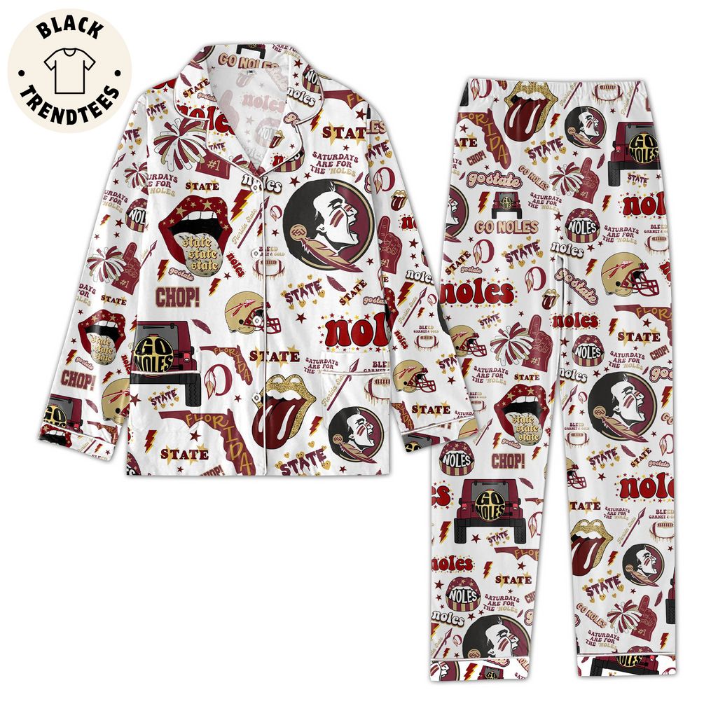 Marching Chiefs Go Noles Go Lyrics Portrait Design Pjamas Set 2492c3 0