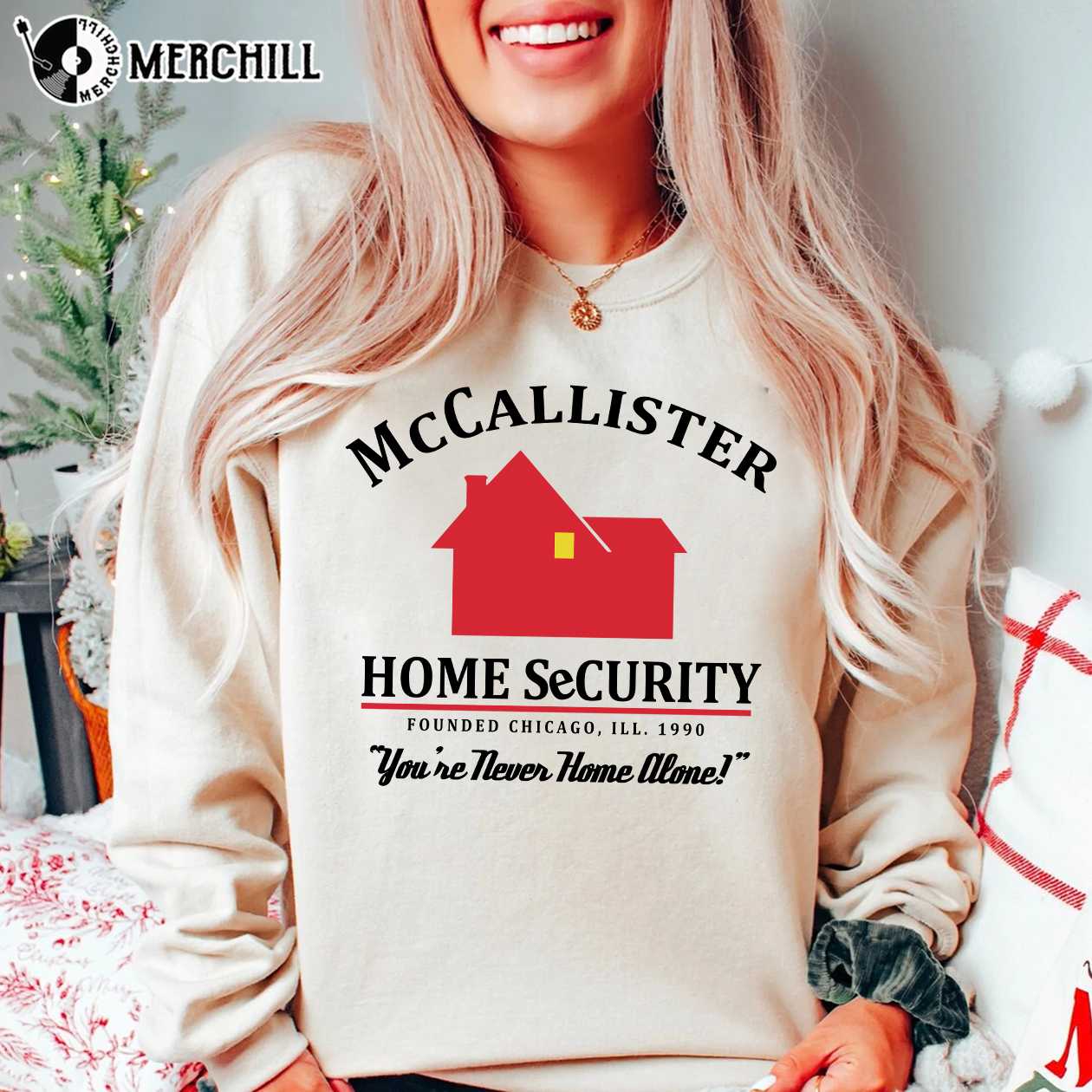 Mccallister Home Security Sweatshirt Home Alone Christmas Shirt