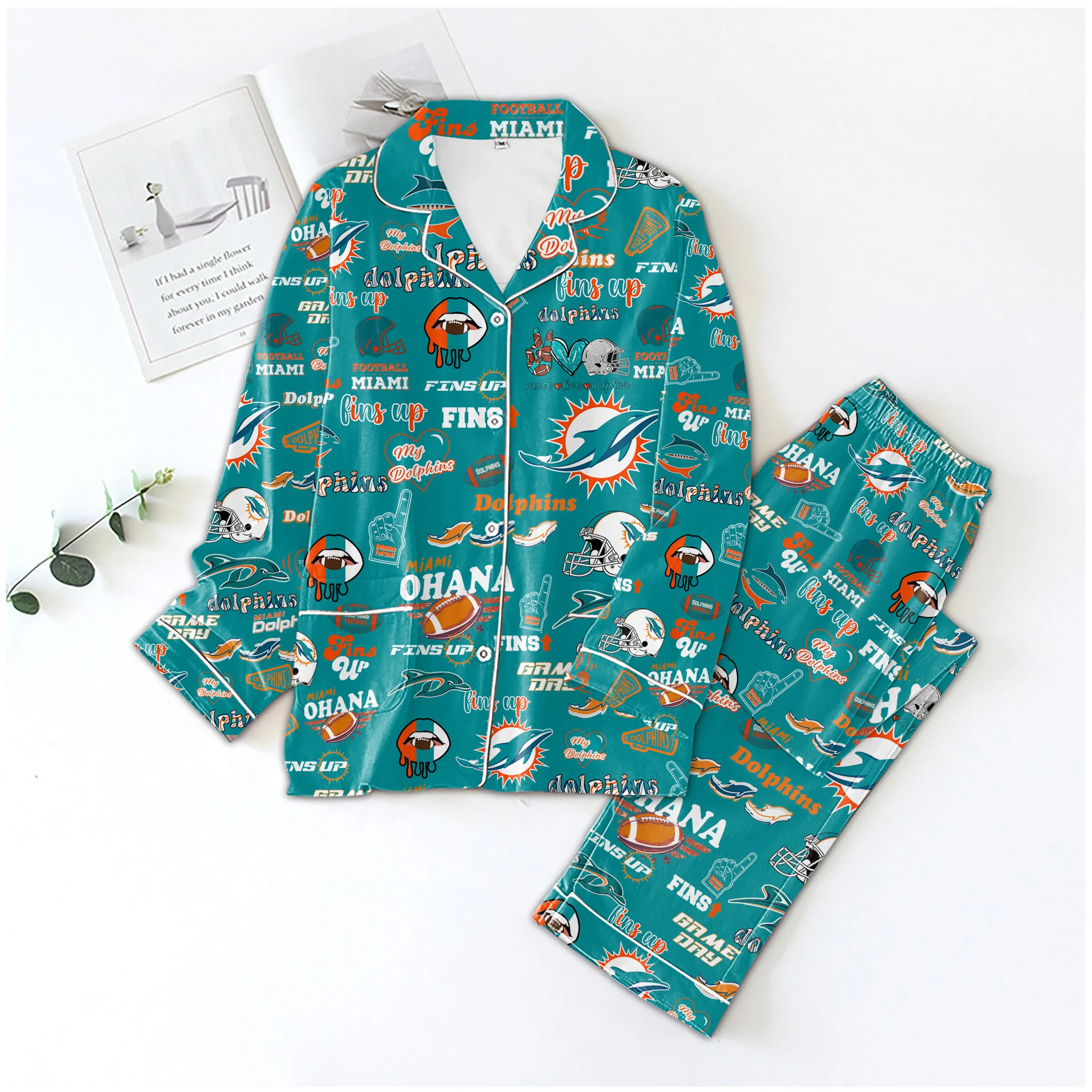 Miami Dolphins Icons Bundle Pajamas Set2B1 m20yH