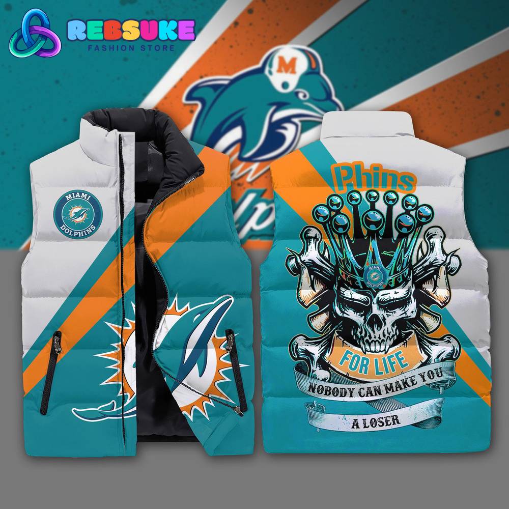 Miami Dolphins NFL For Life Cotton Vest 1