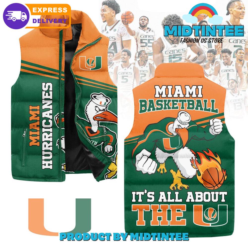 Miami Hurricanes Its All About The U Cotton Vest 1