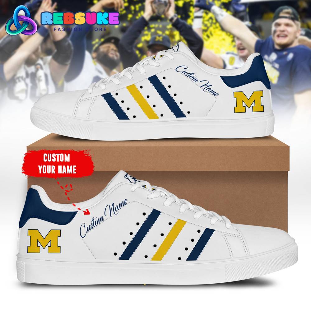 Michigan Wolverines 2024 Football Champions Customized Stan Smith Shoes 1