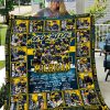 Michigan Wolverines Football Go Blue Fleece Blanket Quilt2B1 1 8TSoQ