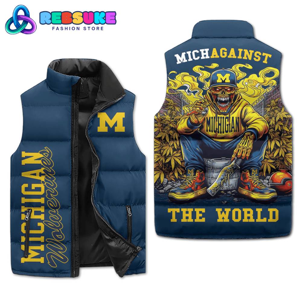 Michigan Wolverines Michagainst The World Cotton Vest 1