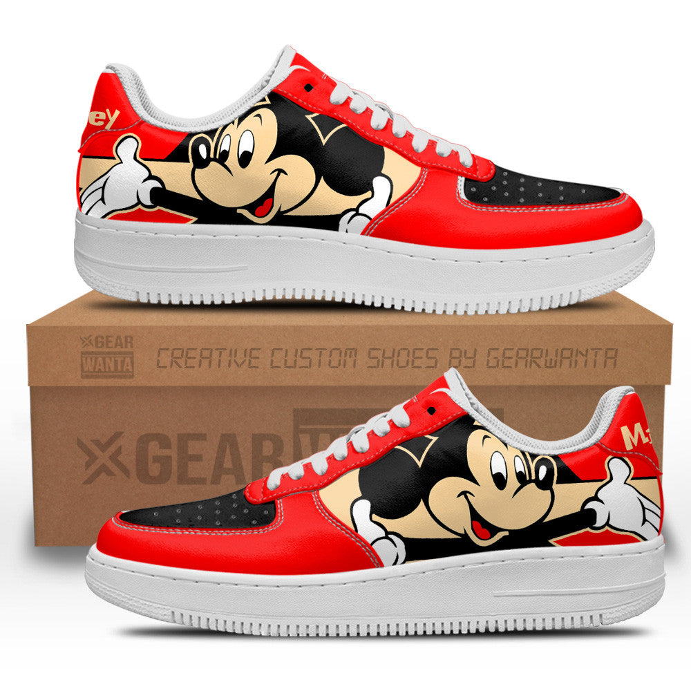 Mickey Air Sneakers NAF Custom LT13 1 GearWanta