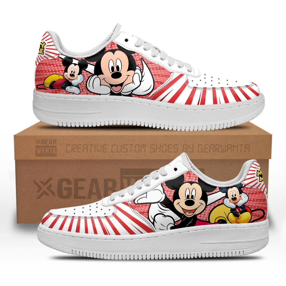 Mickey Air Sneakers NAF Custom Shoes 1 GearWanta