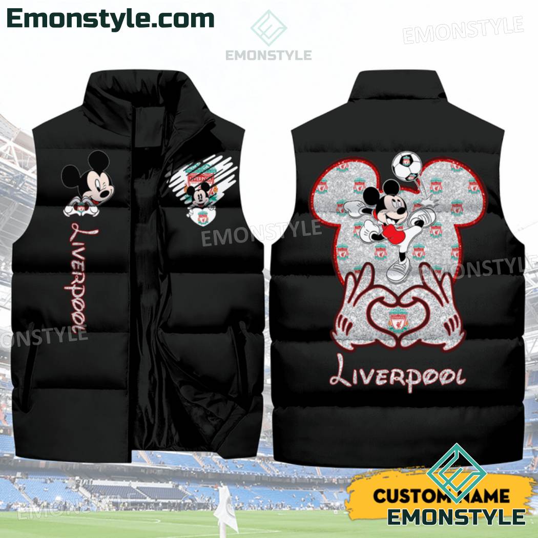 Mickey Love Liverpool Puffer Sleeveless Jacket