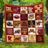 Minnesota Golden Gophers Football NCAA Collection Design Fleece Blanket Quilt2B1 hvh1U