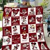 Mississippi State Bulldogs NCAA Mickey Disney Fleece Blanket Quilt2B1 f9Teb