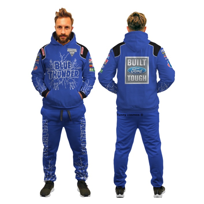 Monster Jam Blue Thunder Jogger And Hoodie wpp1641526233927