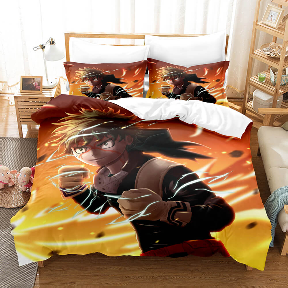 MyHeroAcademiaCosplayBeddingSetDuvetCoverComforterBedSheets 17