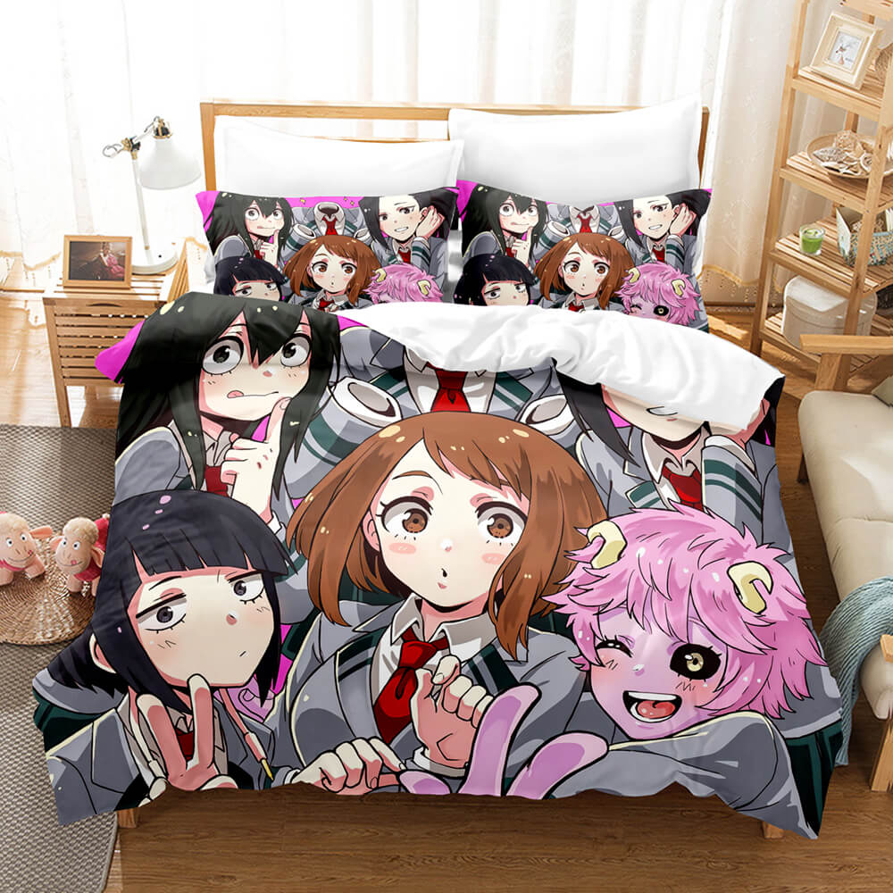 MyHeroAcademiaCosplayBeddingSetDuvetCoverComforterBedSheets 19