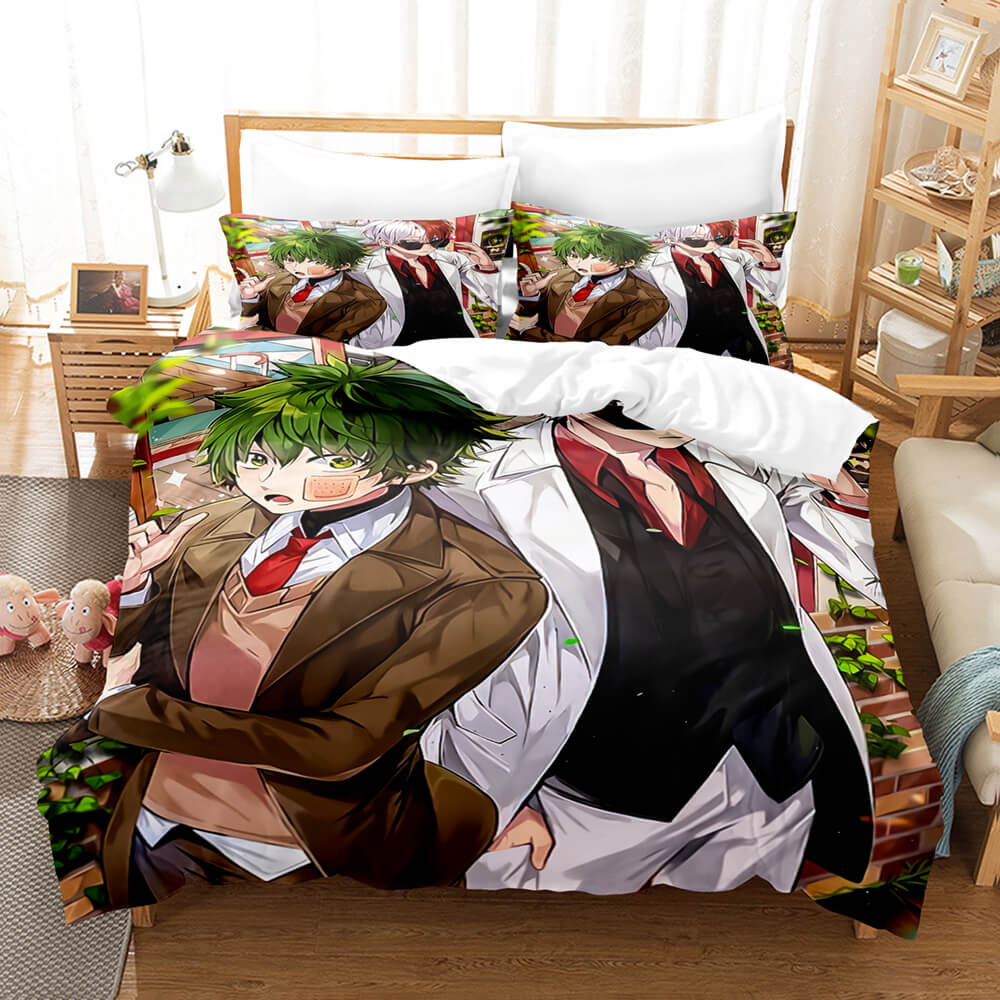 MyHeroAcademiaCosplayBeddingSetDuvetCoverComforterBedSheets 20