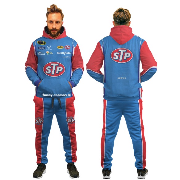 NA1003 STP Almirola Richard Petty Nascar Jogger Hoodie wpp1641539330266