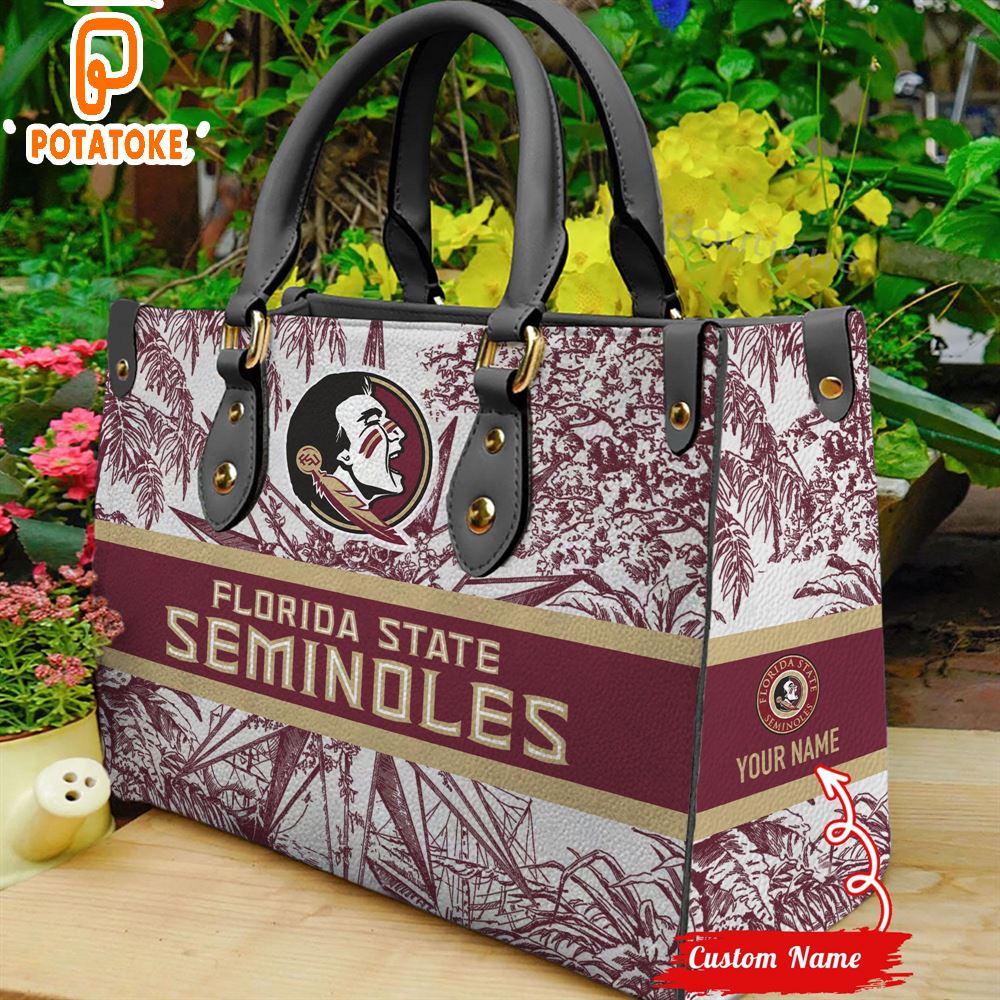 NCAA Florida State Seminoles Women Leather Hand Bag