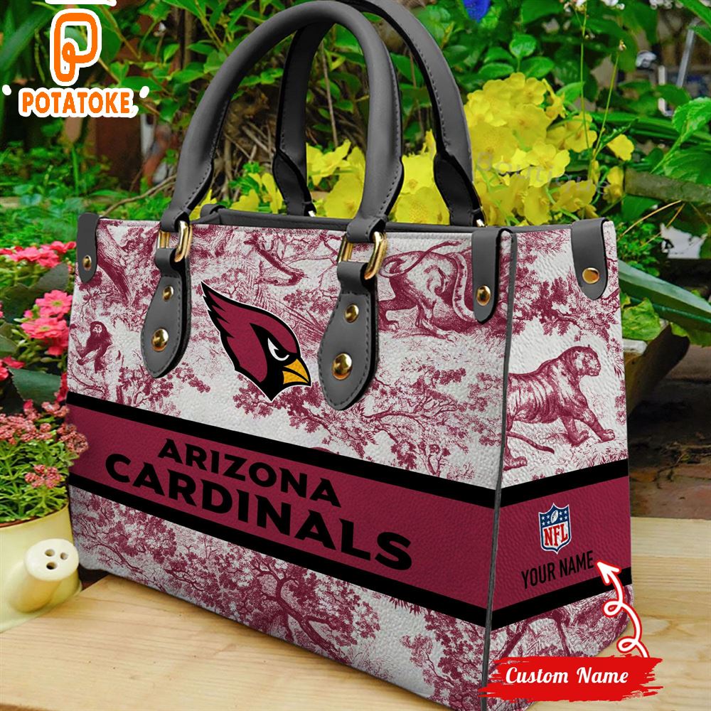 NFL Arizona Cardinals Women Leather Hand Bag