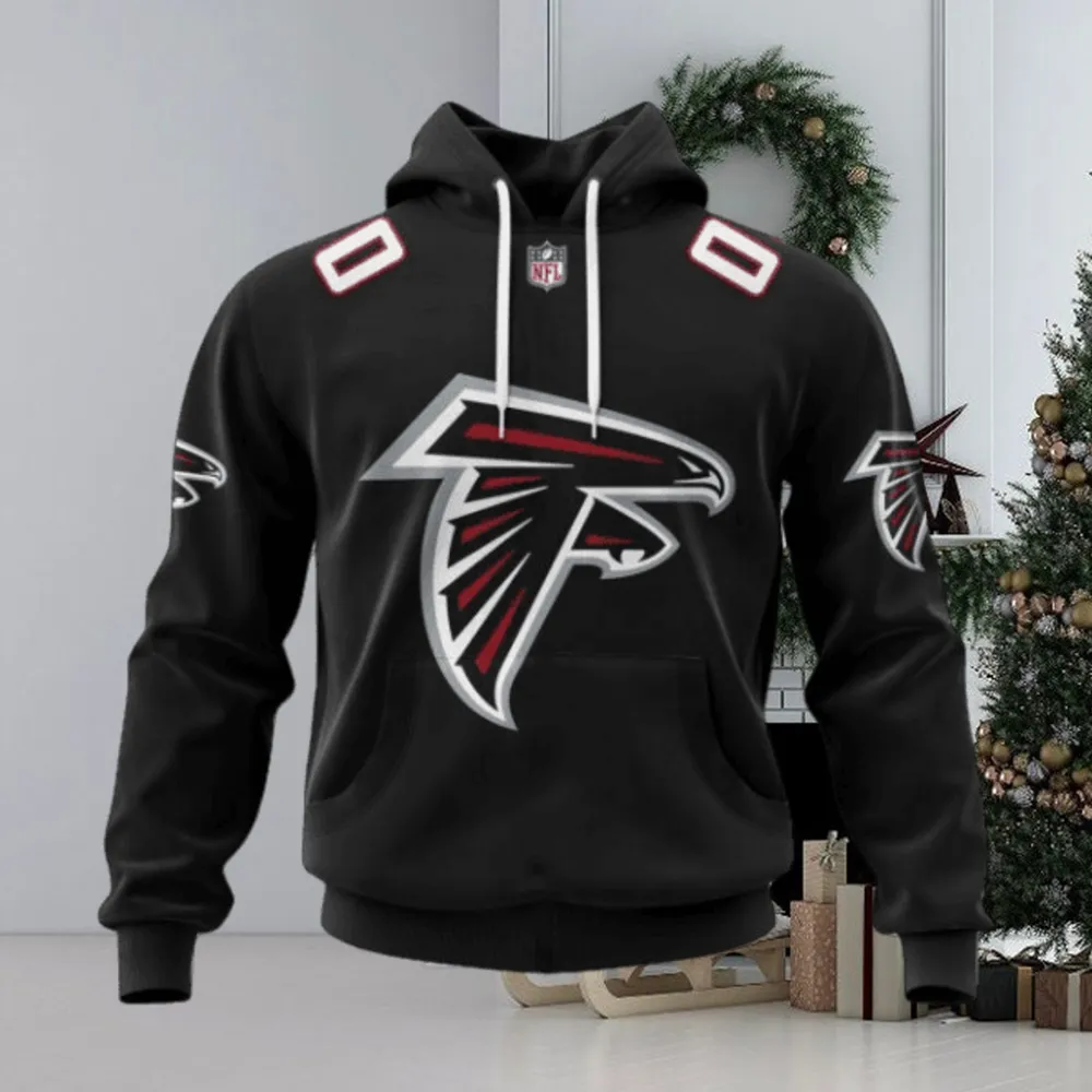 NFL Atlanta Falcons 2024 Personalized Name And Number Hoodie0