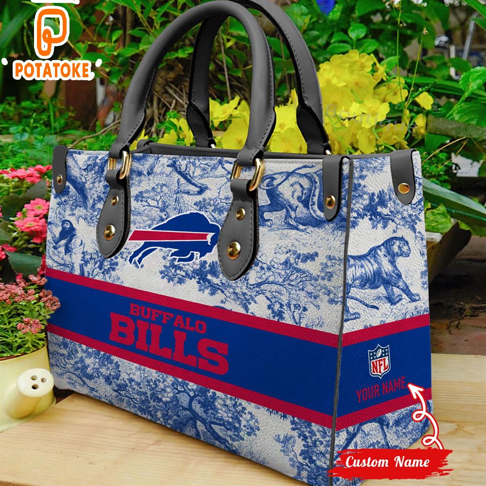 NFL Buffalo Bills Women Leather Hand Bag