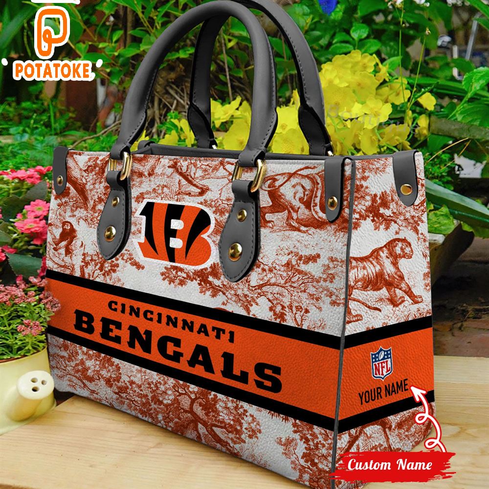 NFL Cincinnati Bengals Women Leather Hand Bag