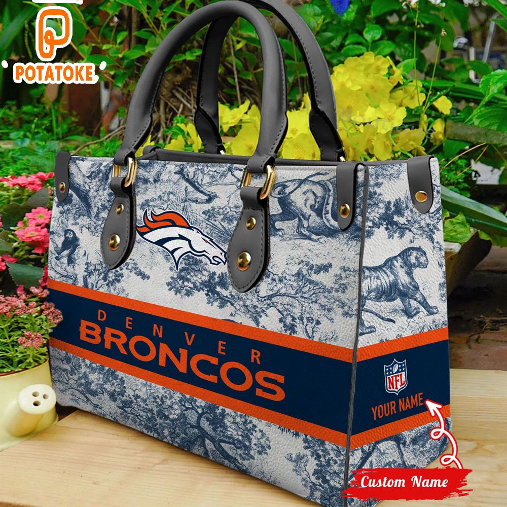 NFL Denver Broncos Women Leather Hand Bag