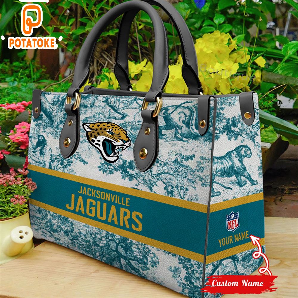 NFL Jacksonville Jaguars Women Leather Hand Bag