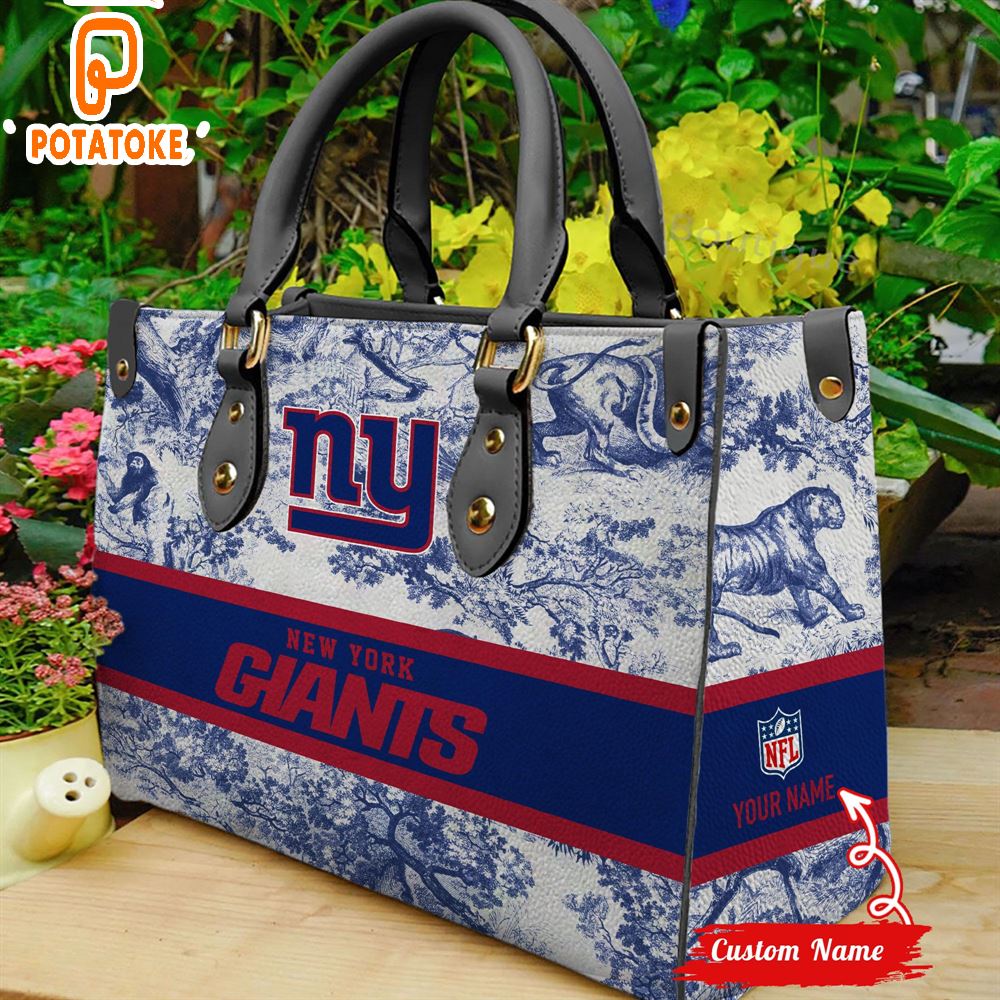 NFL New York Giants Women Leather Hand Bag